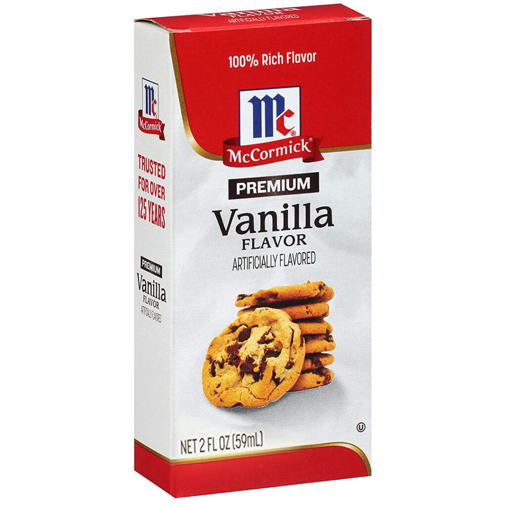 McCormick Imitation Vanilla Extract Premium 2 OZ All For Baking