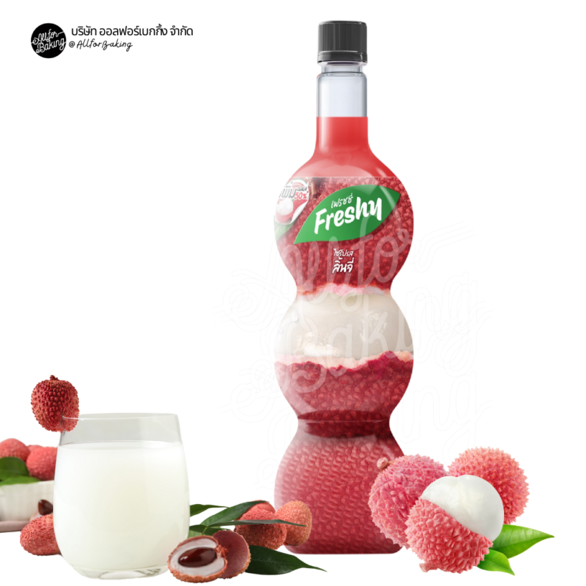Freshy apple flavor syrup 710 ml.
